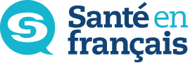 Logo Santé en français.