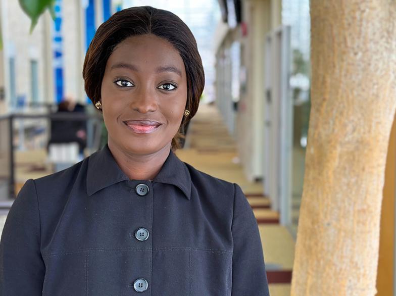 Oumou Kalsoum Niang, présidente sortante à l'Association étudiante de l'USB.