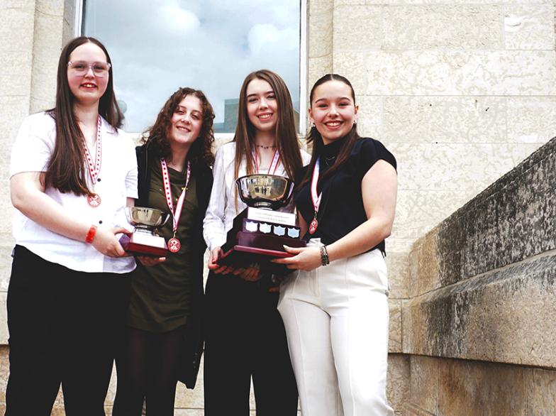 Équipe championne de la Coupe éthique nationale 2026 : Collège Nouvelles Frontières.